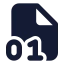 Filedigit icon with solid standard style