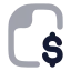 Filedollar icon with bulk rounded style