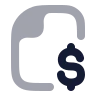 File Dollar icon preview