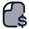 File Dollar icon preview