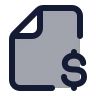 File Dollar icon preview