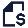 File Dollar icon preview
