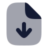 File Down icon preview