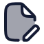 Fileedit icon with duotone rounded style