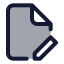 Fileedit icon with duotone standard style