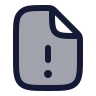 File Exclamation Point icon preview