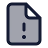 File Exclamation Point icon preview