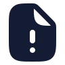 File Exclamation Point icon preview