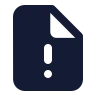 File Exclamation Point icon preview