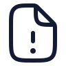 File Exclamation Point icon preview