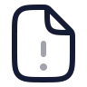 File Exclamation Point icon preview