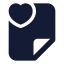 Filefavourite icon with solid standard style