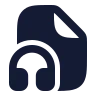 File Headphone icon preview