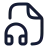 File Headphone icon preview
