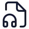 File Headphone icon preview