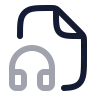 File Headphone icon preview