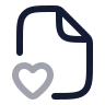 File Heart icon preview