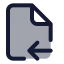 Fileimport icon with duotone standard style