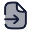 Fileinput icon with duotone rounded style