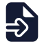 Fileinput icon with solid standard style