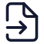 Fileinput icon with stroke standard style