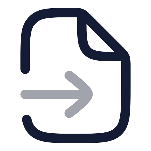 File Input Icon in Twotone Rounded style