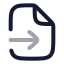Fileinput icon with twotone rounded style