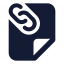 Filelink icon with solid standard style
