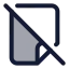 Filenotfound icon with duotone standard style
