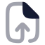 Fileoutput icon with bulk rounded style