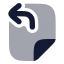 Filepaste icon with bulk rounded style