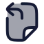Filepaste icon with duotone rounded style
