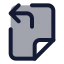 Filepaste icon with duotone standard style