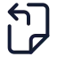 Filepaste icon with stroke standard style
