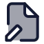 Filepen icon with duotone standard style