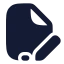 Filepenline icon with solid rounded style