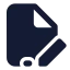 Filepenline icon with solid standard style