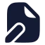 Filepen icon with solid rounded style