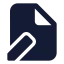 Filepen icon with solid standard style