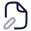 Filepen icon with twotone rounded style