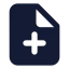 Fileplus icon with solid standard style