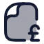 Filepound icon with duotone rounded style