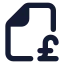 Filepound icon with solid standard style
