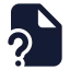 Filequestionmark icon with solid standard style