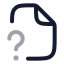 Filequestionmark icon with twotone rounded style