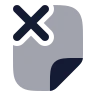 File Remove icon preview