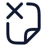 File Remove icon preview