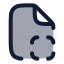 Filescan icon with duotone rounded style