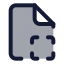 Filescan icon with duotone standard style