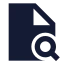 Filesearchcorner icon with solid sharp style